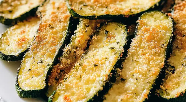 Fettine di zucchine impanate e cotte al forno, un'idea sfiziosa per le tue ricette con zucchine.